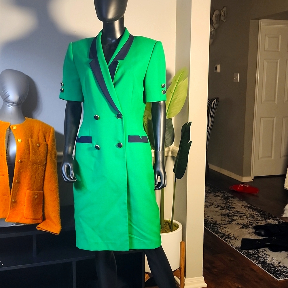 A. KASPER for ASL green Size 8 dress